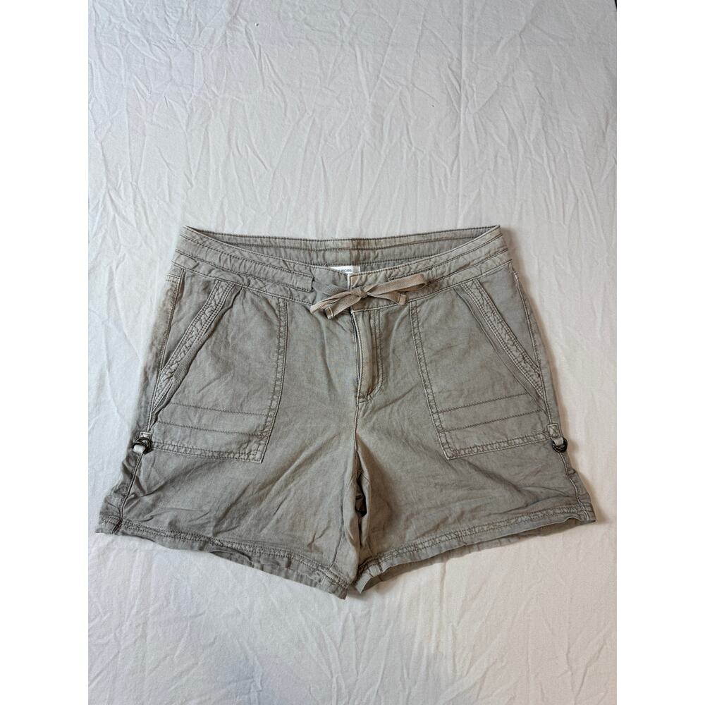 Maurices Women’s‎ Utility Shorts Linen Blend Gray Size 4